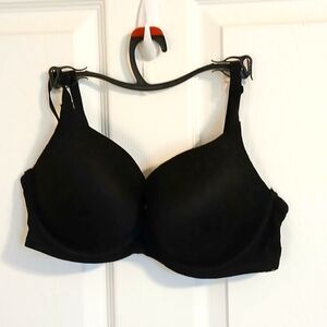 No Boundaries Black Full-Coverage Bra with Molded Cups